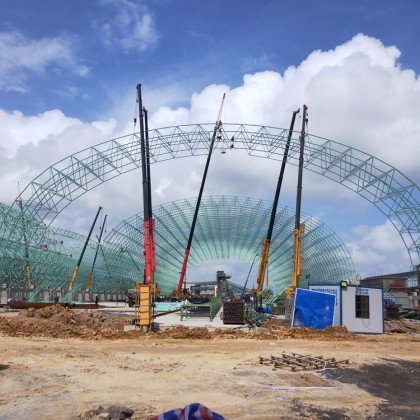 工廠網架加工優選勤恒建設 依托多年行業經驗，鑄就鋼結構工程品質